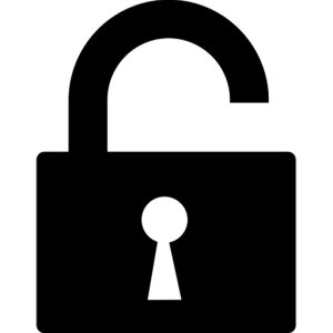 Icono de un candado (derecho de acceso)